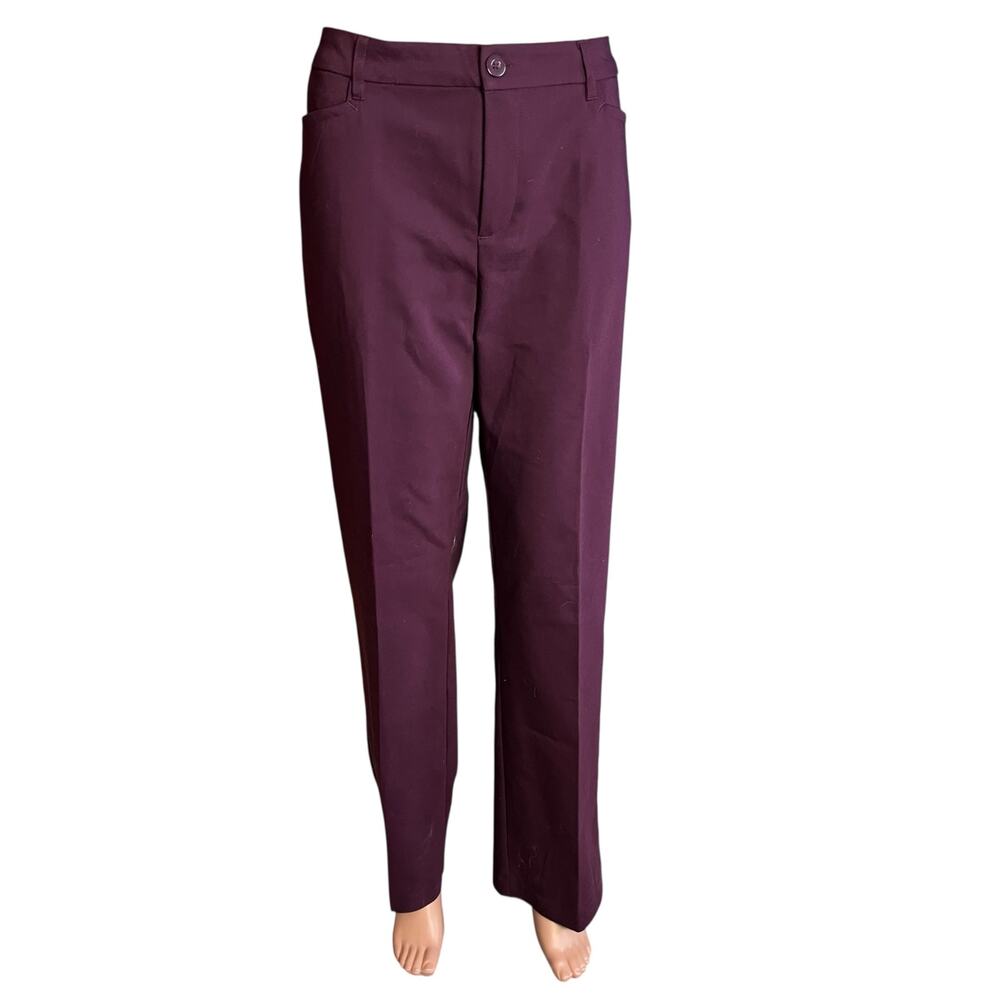 Christopher & Banks Women’s New With Tags Burgundy Pants 14 Corporatecore